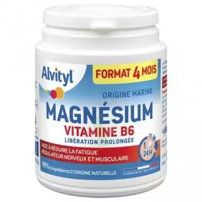 Alvityl Magnésium Vitamine B6 Libération Prolongée Comprimés Lp Pot/120 à Alpe d'Huez